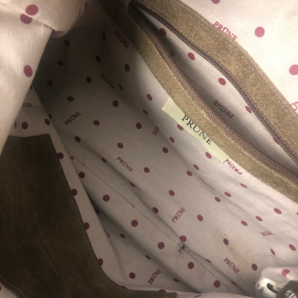 Prune Brown Suede Fringe Hobo Bag - Picture 12 of 12